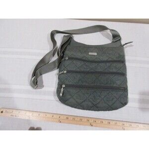 Bagallini Crossbody Handbag Women Gray Adjustable